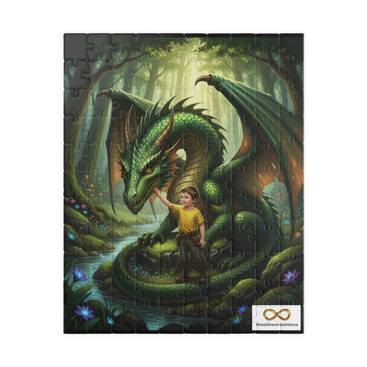 Jigsaw Puzzle - Michael and his Dragon