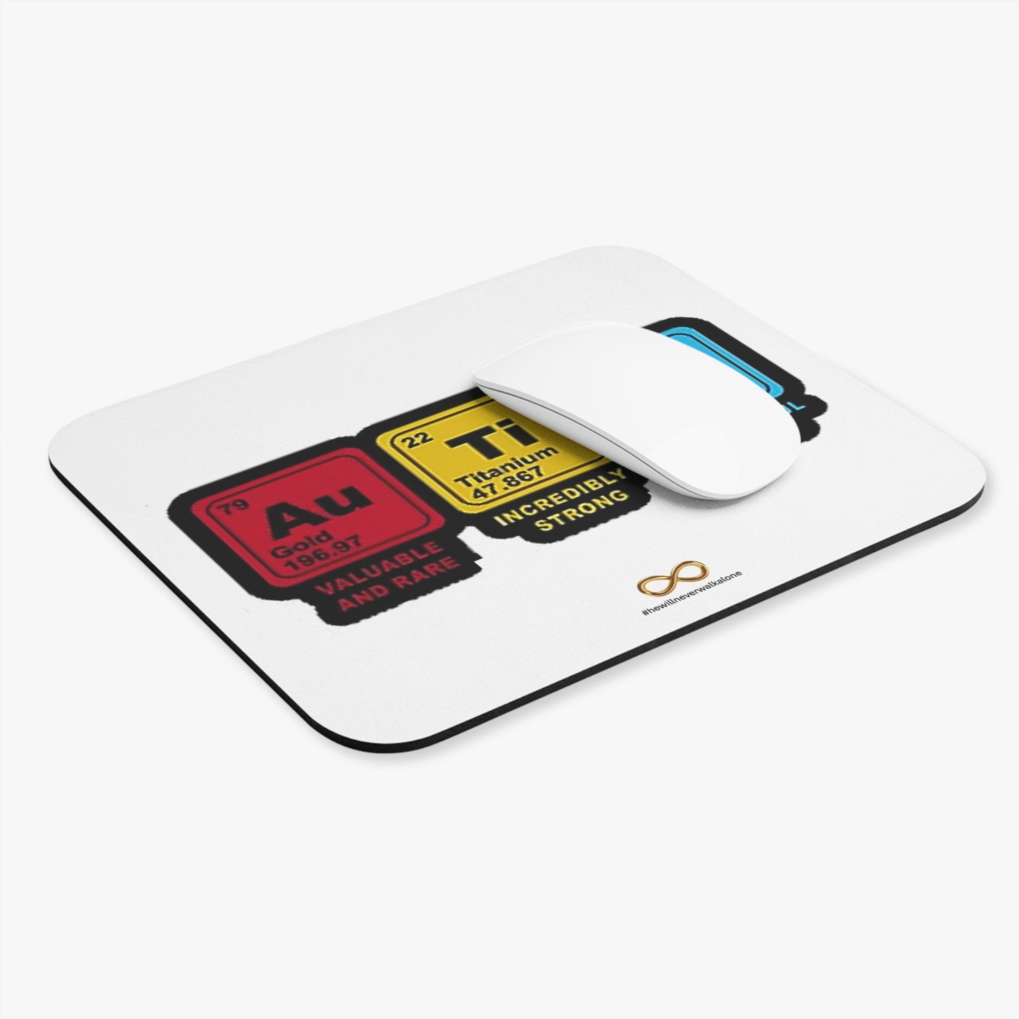 Rectangle Mouse Pad - Autism Elements Design