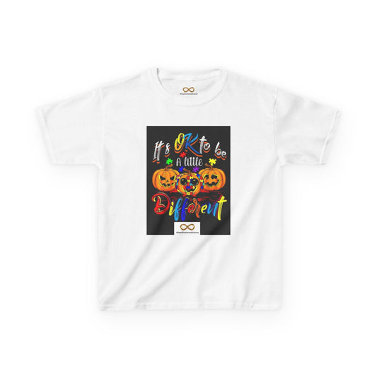Halloween Kids Tee, Funny Halloween T-Shirt, It's OK to be Different Shirt, Trick or Treat Kids Clothing, Unique Halloween Apparel