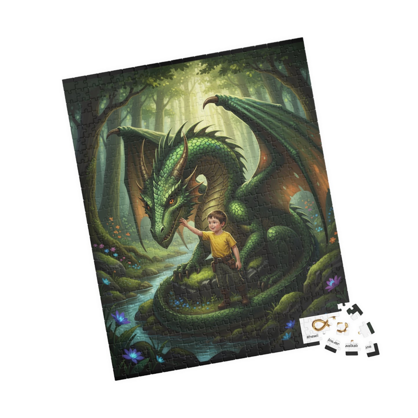 Jigsaw Puzzle - Michael and his Dragon