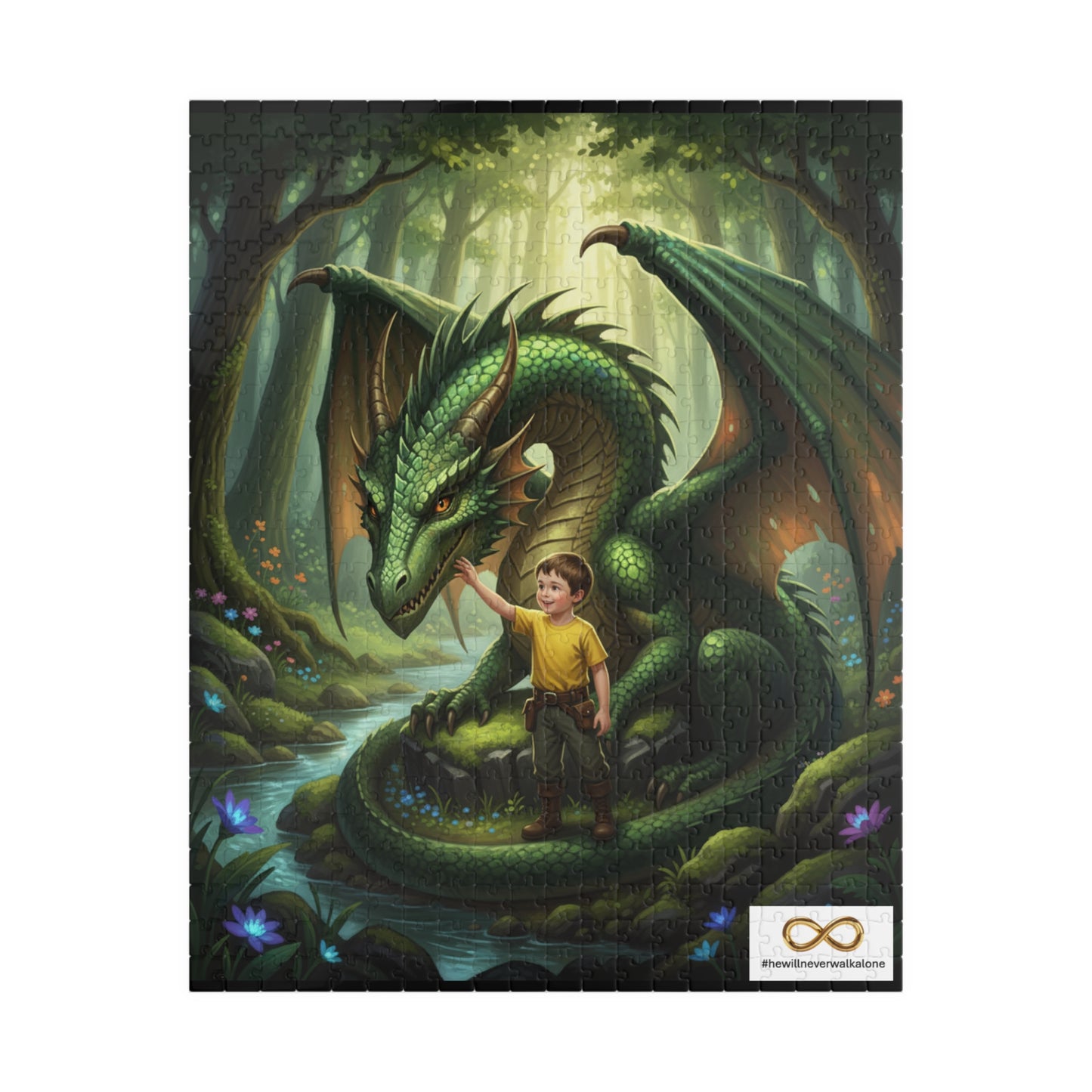 Jigsaw Puzzle - Michael and his Dragon