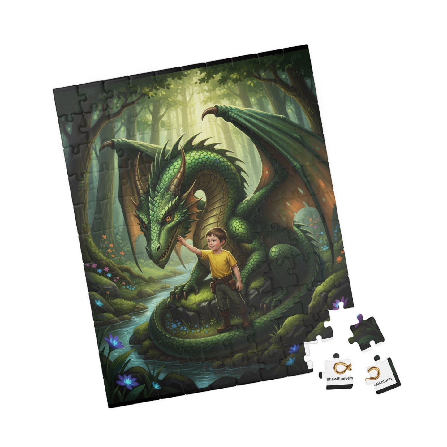 Jigsaw Puzzle - Michael and his Dragon