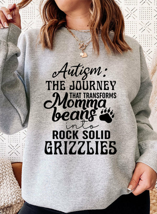 Autism Mama Grizzlies Sweat Shirt