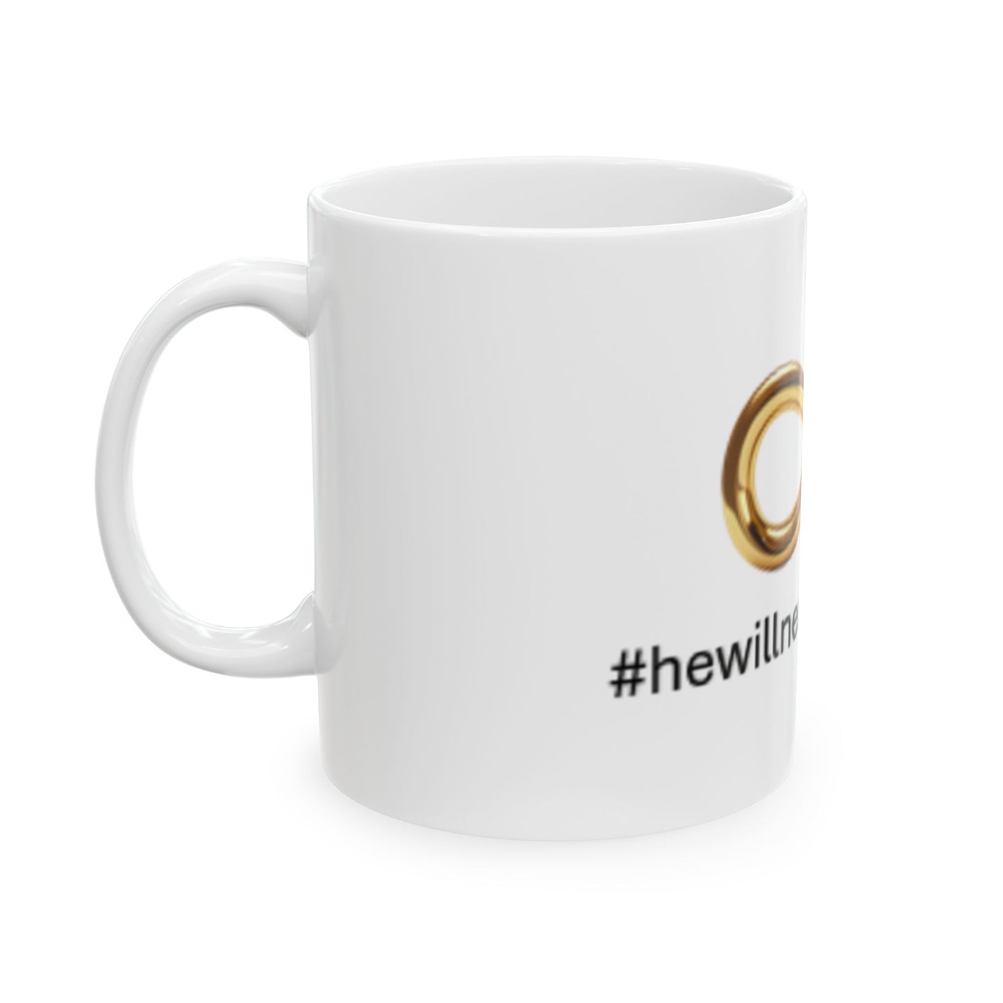 Infinite Connection Ceramic Mug - Unique Coffee Cup for Friends, Inspirational Gift, Home and Office Decor, #TheWillNeverWalkAlone