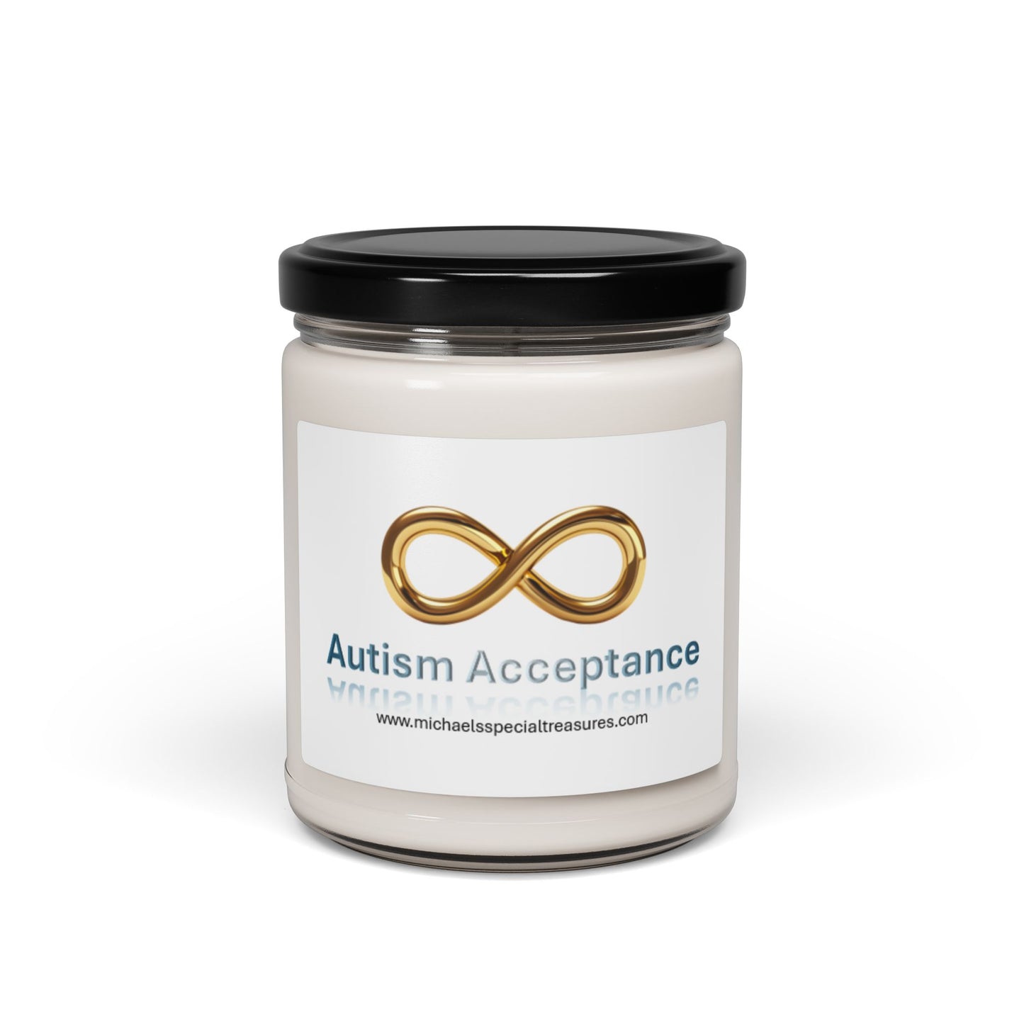 Autism Acceptance Scented Candle | Soy Candle, Inspirational Gift, Home Decor, Motivational Message, Self-Care