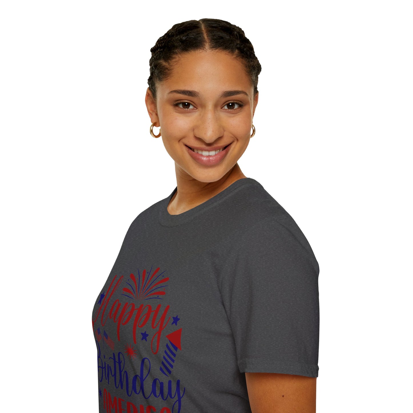 Happy Birthday America T-Shirt — Patriotic 4th of July Tee