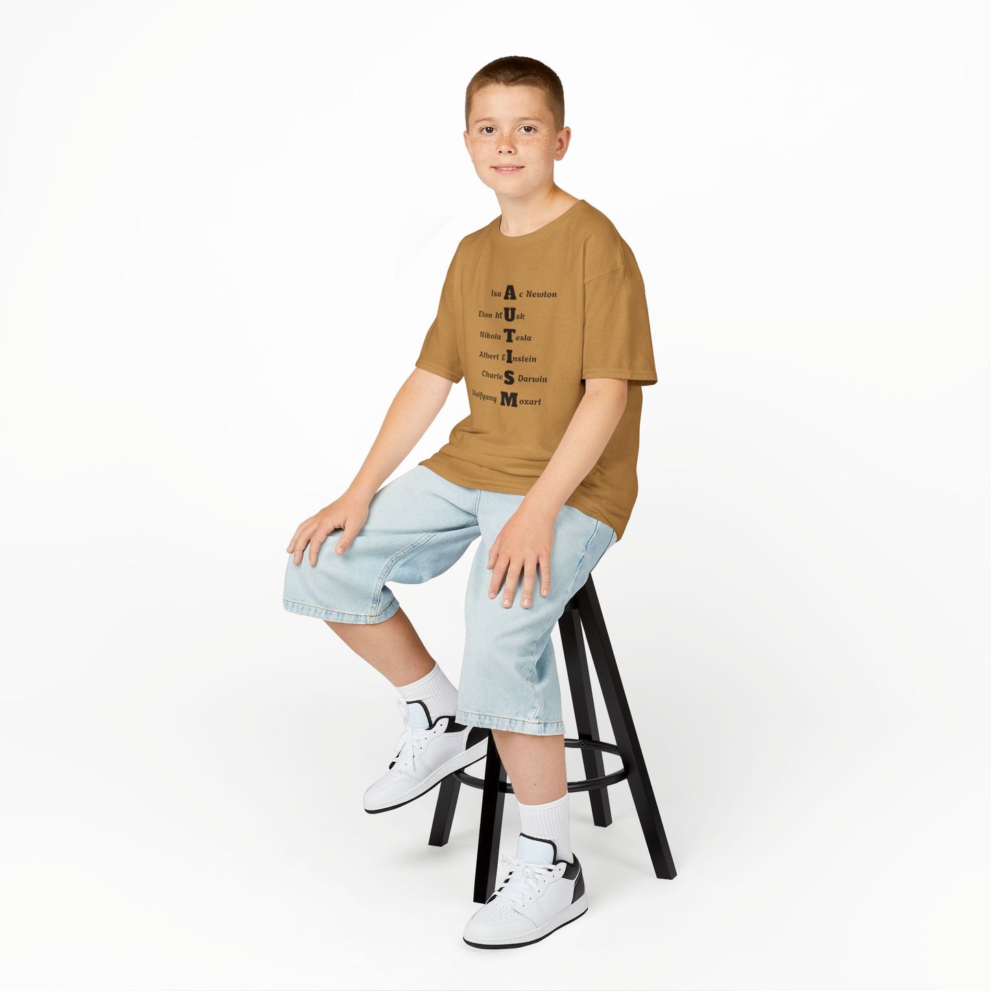 Kids Tee - Famous Autistic People