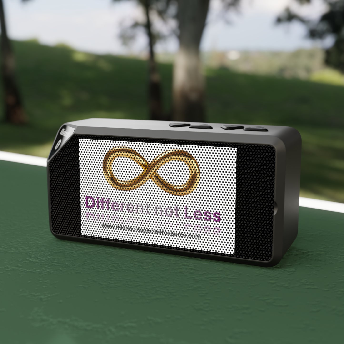 Bluetooth Speaker with Inspirational Quote, Portable Sound System, Perfect Gift for Music Lovers, Home Decor, Motivational Gift