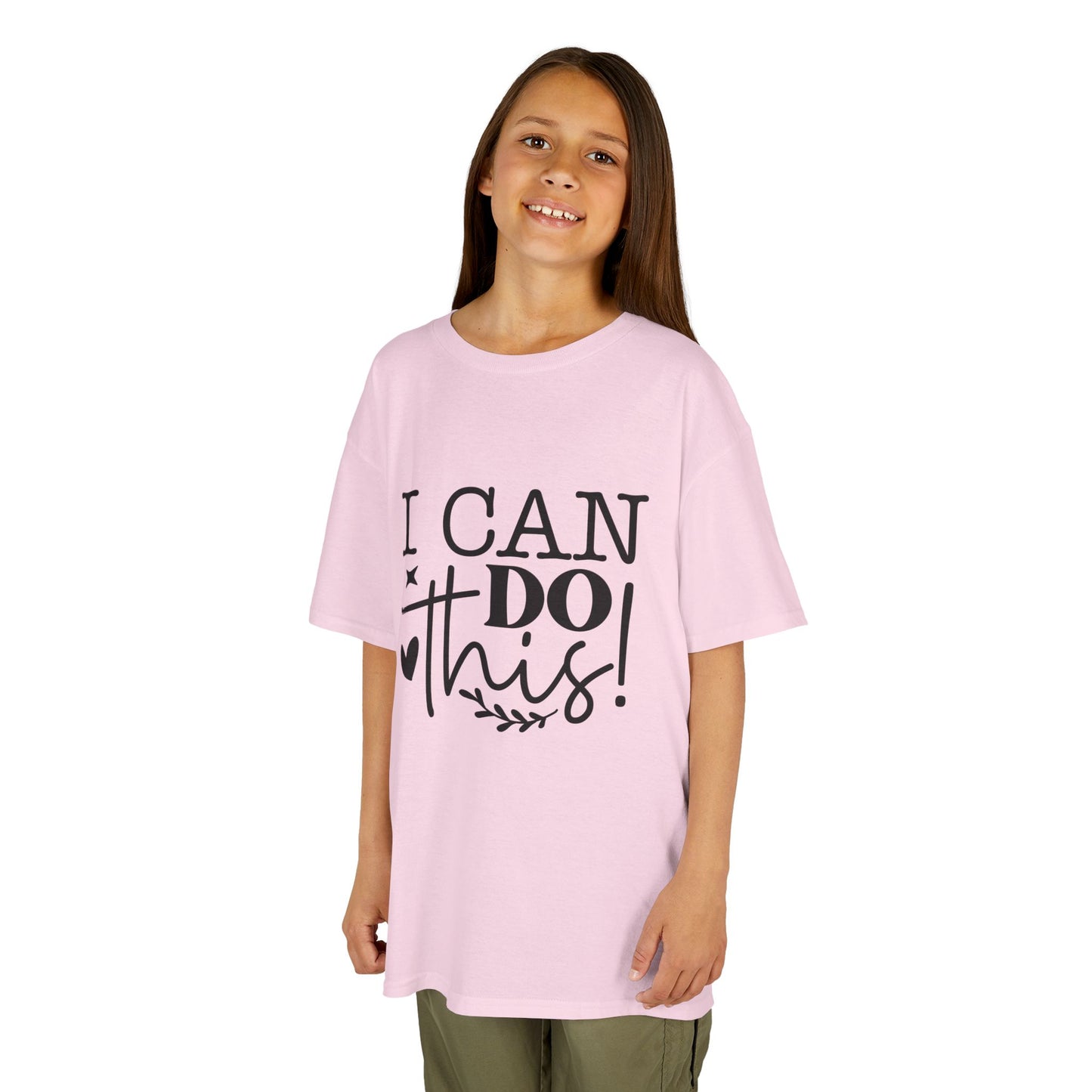 Kids Tee — "I Can Do This" Motivational Graphic Shirt
