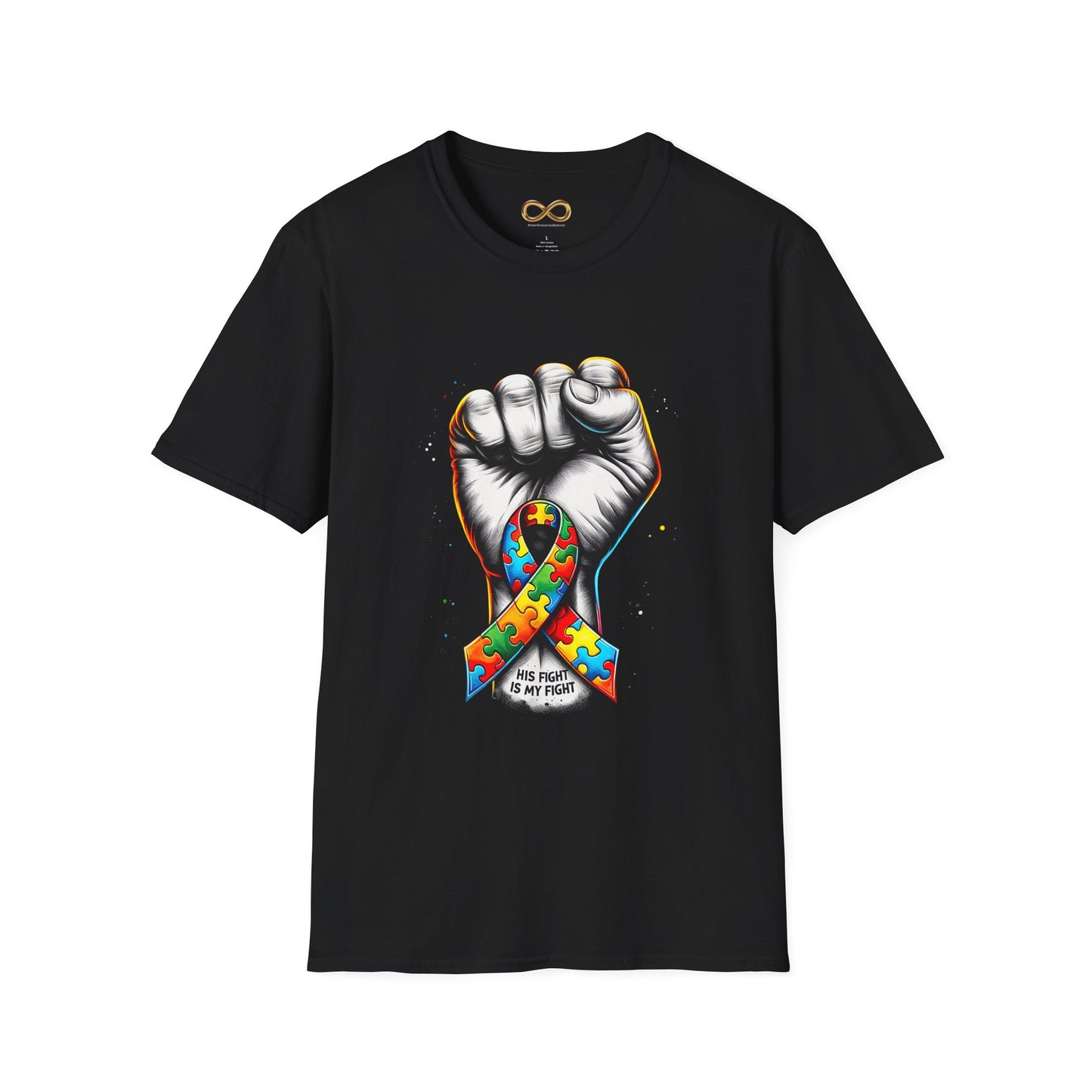 Autism Awareness Raised Fist T-Shirt