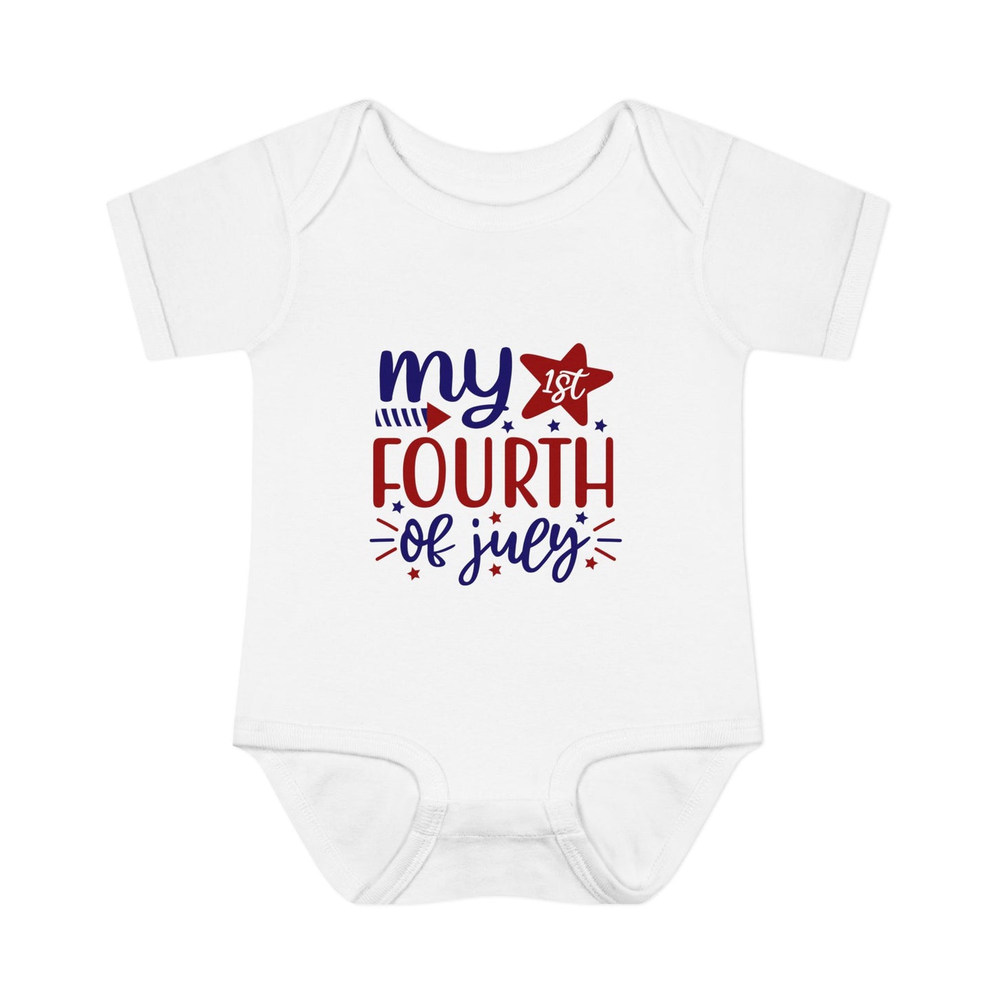 My 1st Fourth of July Baby Bodysuit