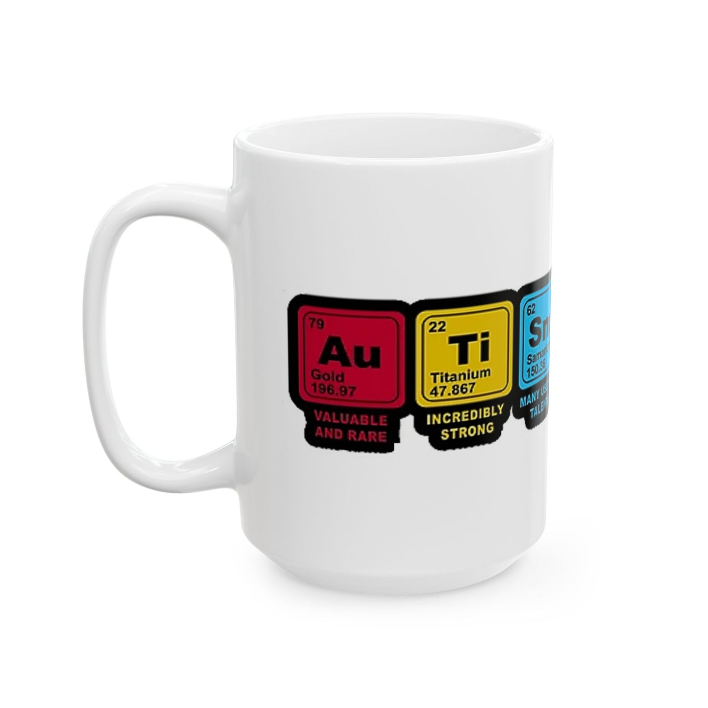 Chemical Elements Ceramic Mug - Science Lover Gift, Lab Coffee Cup, Chemistry Humor, Unique Mug for Teachers, STEM Enthusiast