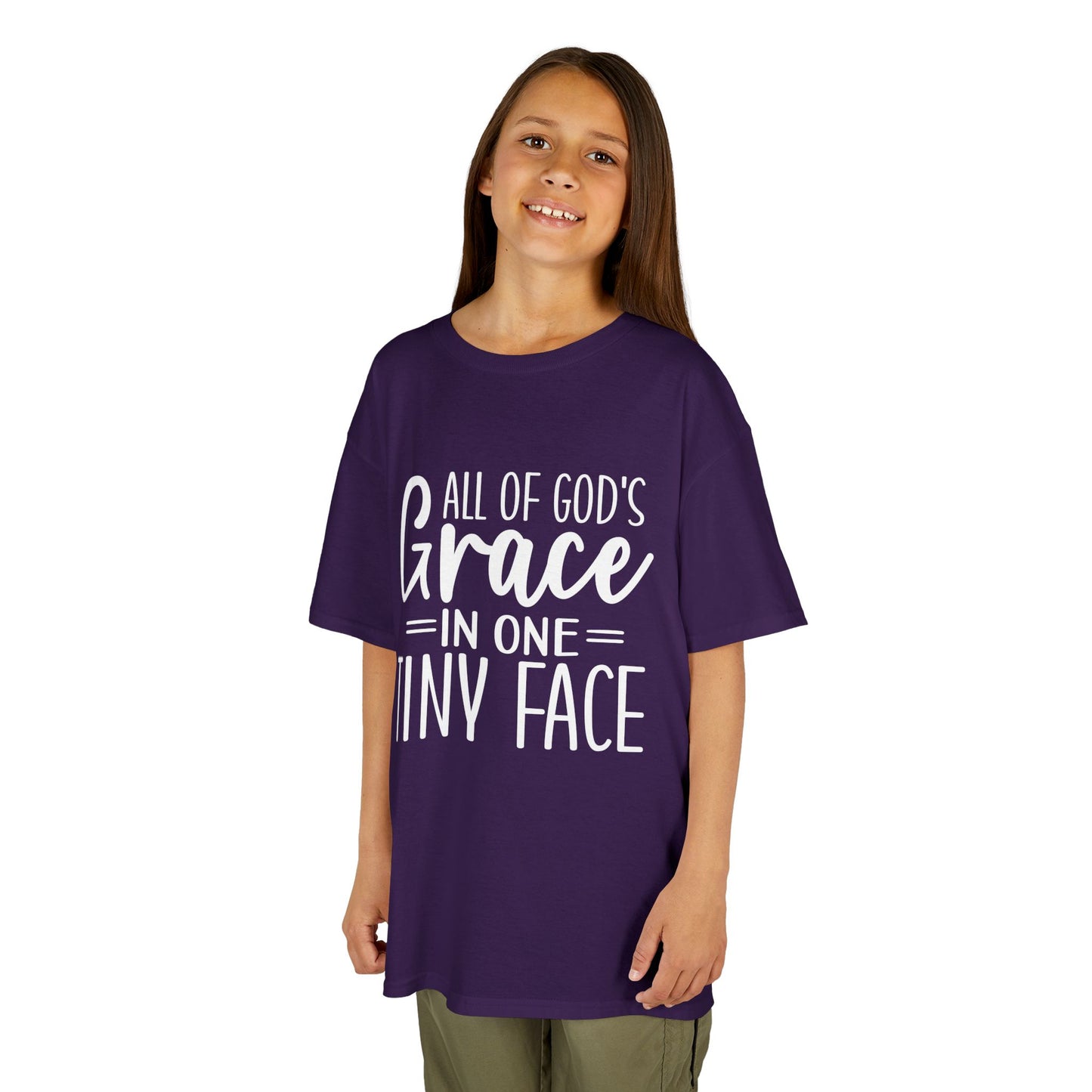 Kids Tee — "All of God's Grace in One Tiny Face"