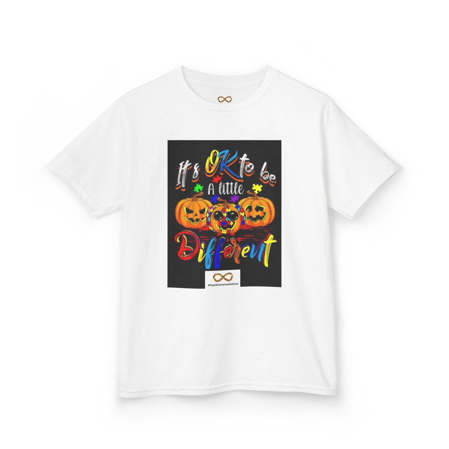 Halloween Kids Tee, Funny Halloween T-Shirt, It's OK to be Different Shirt, Trick or Treat Kids Clothing, Unique Halloween Apparel