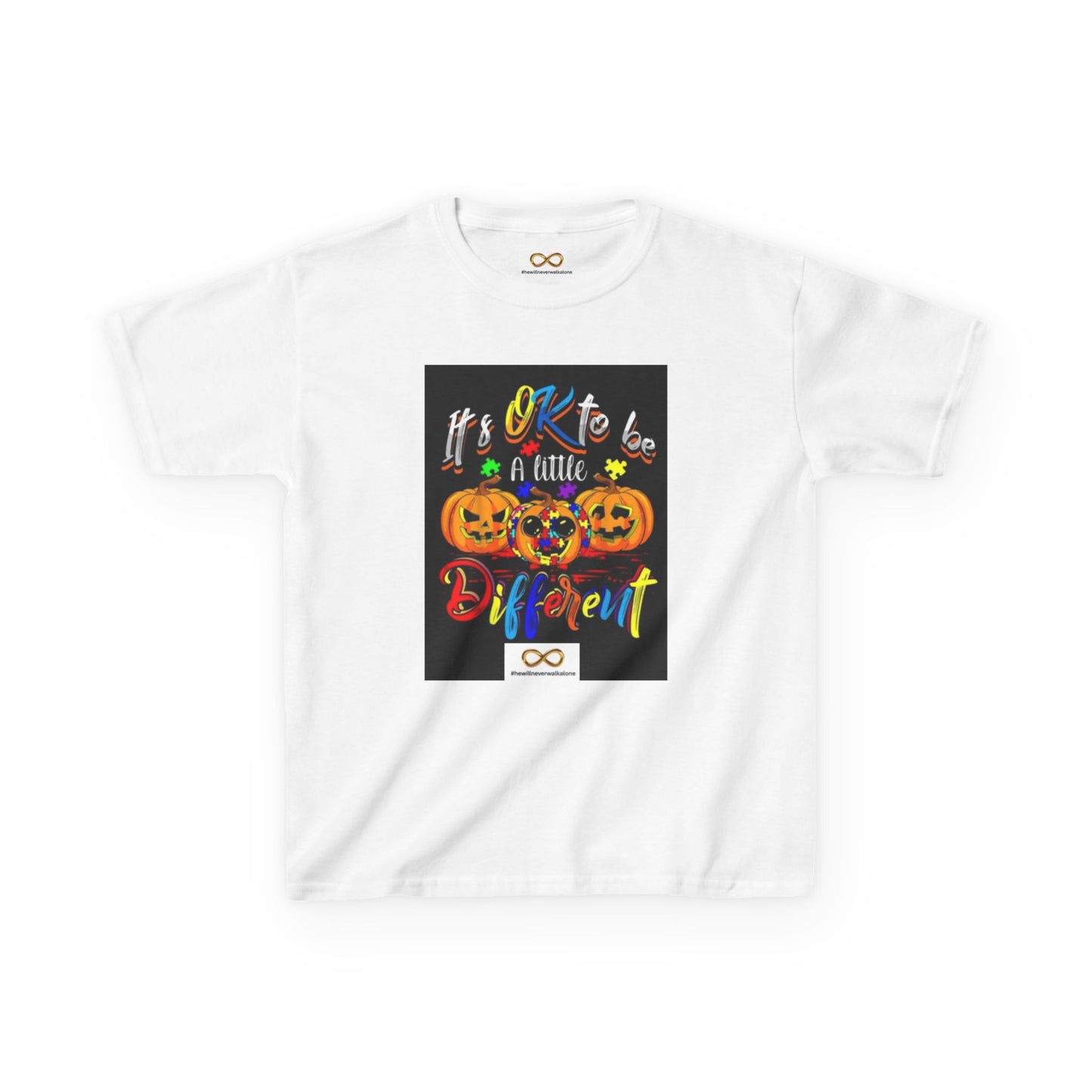 Halloween Kids Tee, Funny Halloween T-Shirt, It's OK to be Different Shirt, Trick or Treat Kids Clothing, Unique Halloween Apparel