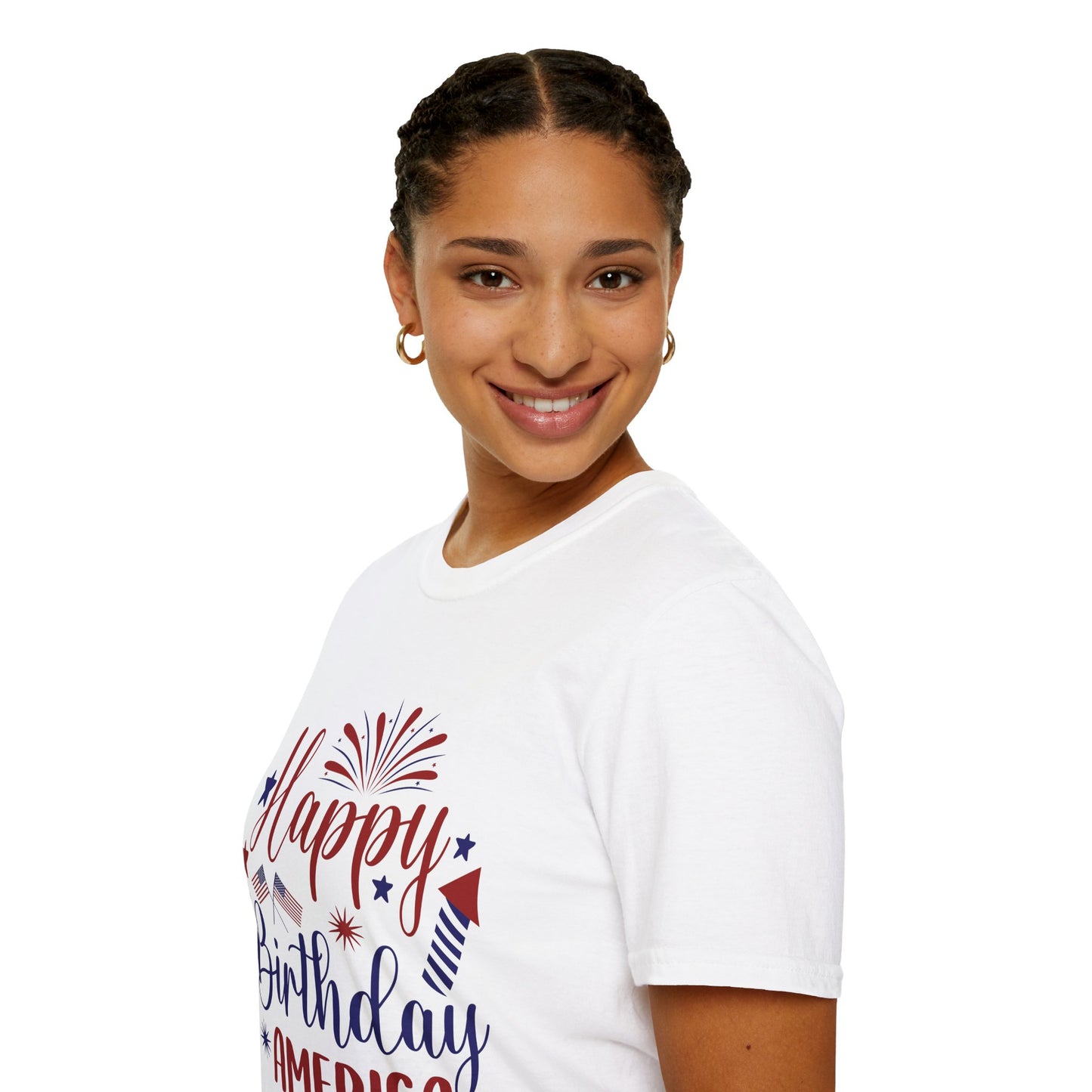 Happy Birthday America T-Shirt — Patriotic 4th of July Tee