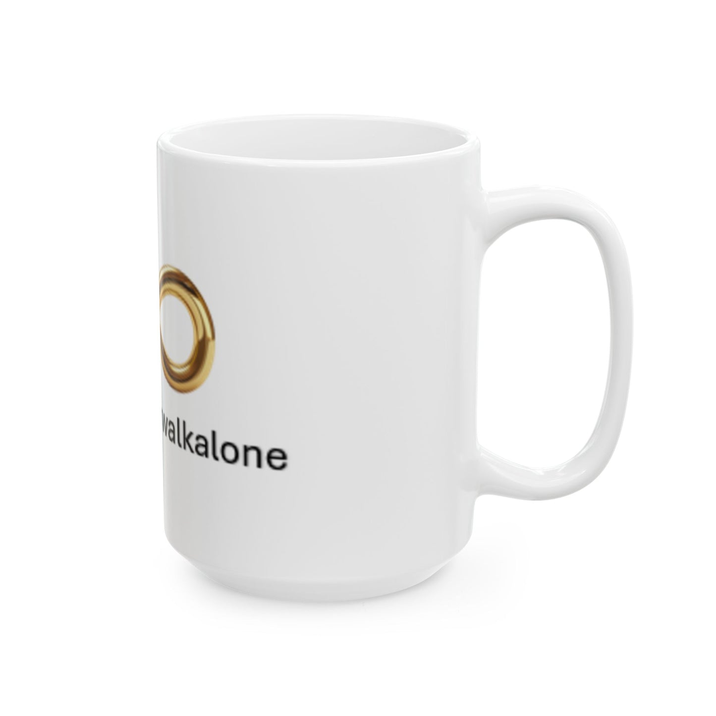 Infinite Connection Ceramic Mug - Unique Coffee Cup for Friends, Inspirational Gift, Home and Office Decor, #TheWillNeverWalkAlone
