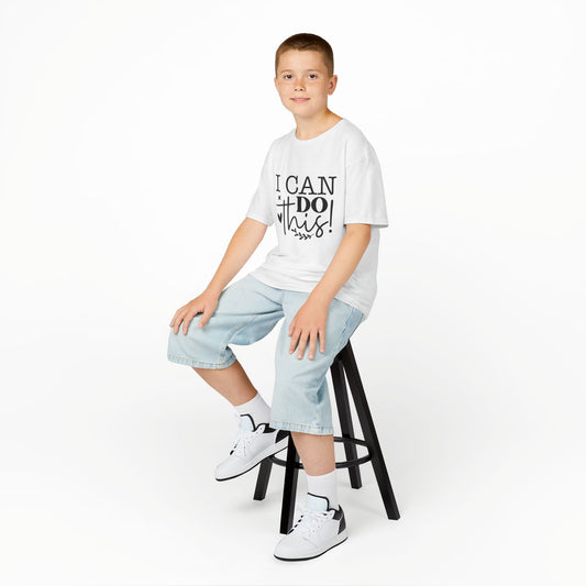 Kids Tee — "I Can Do This" Motivational Graphic Shirt