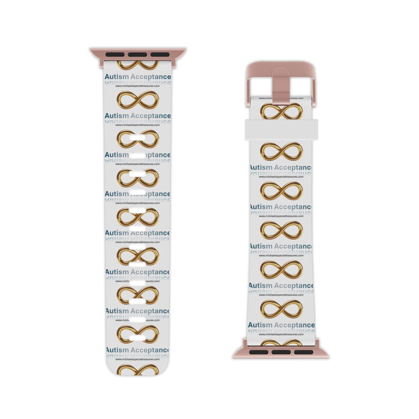 Infinity Symbol Apple Watch Band - Autism Awareness, Custom Watch Strap, Stylish Accessory, Gift for Friends, Unique Designs