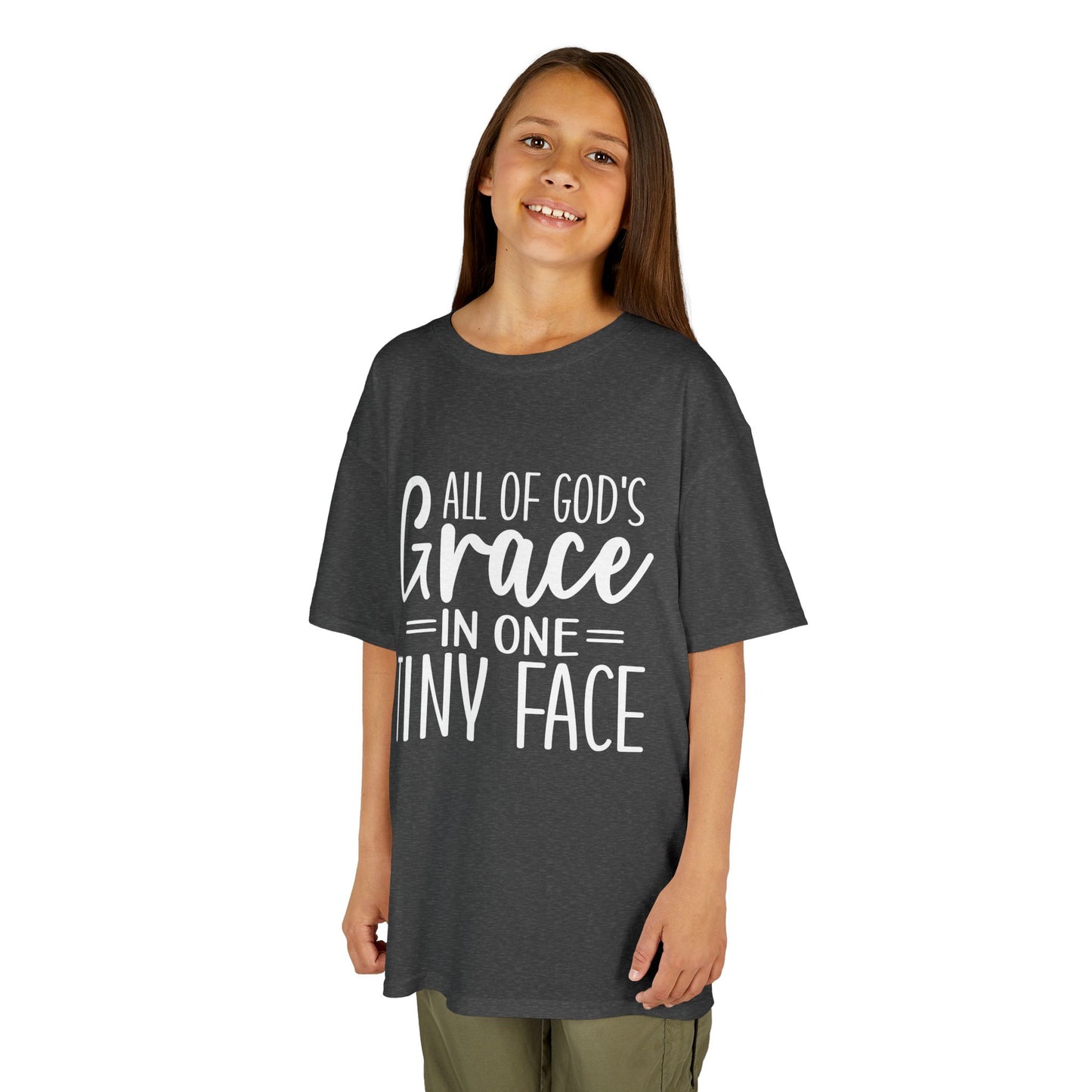 Kids Tee — "All of God's Grace in One Tiny Face"