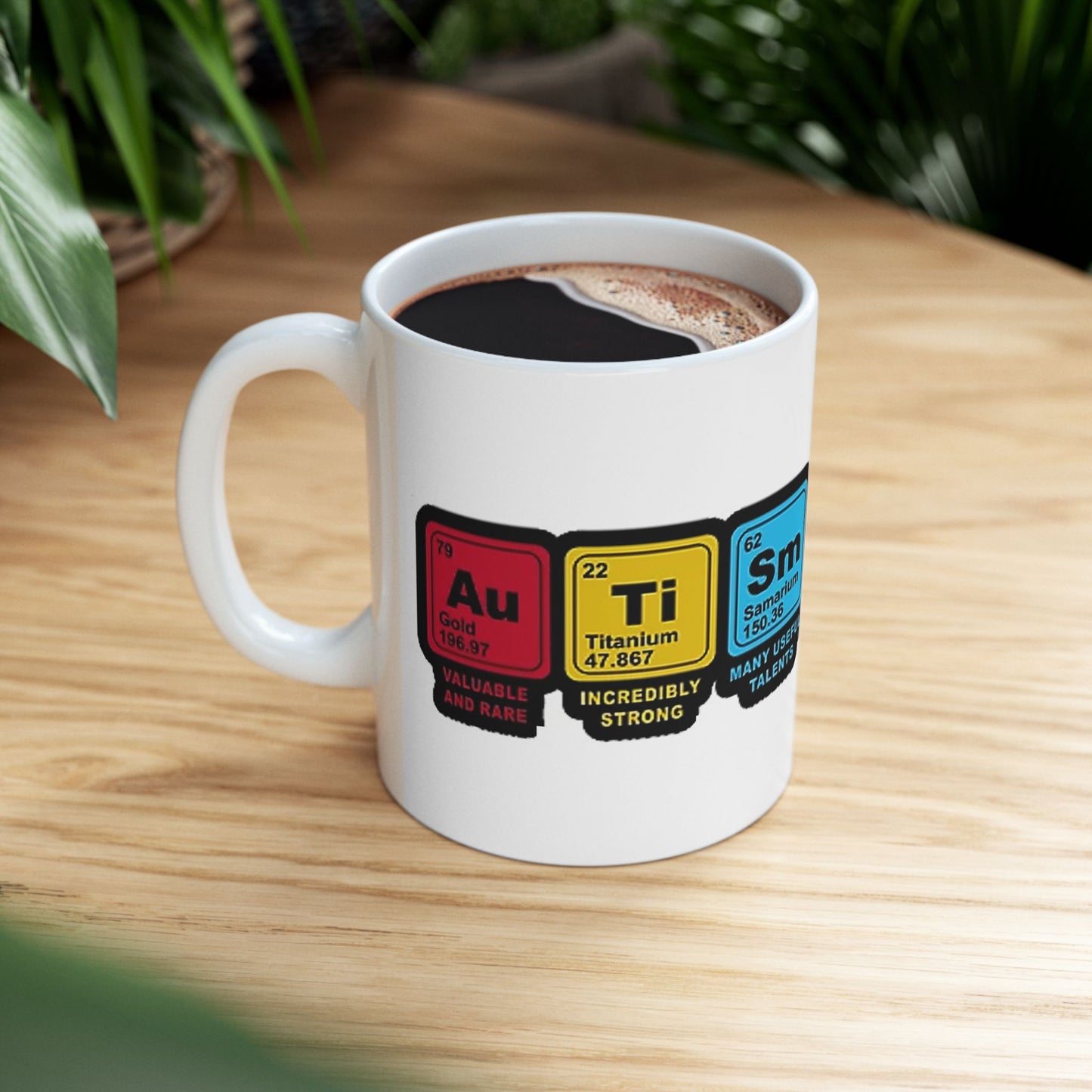 Chemical Elements Ceramic Mug - Science Lover Gift, Lab Coffee Cup, Chemistry Humor, Unique Mug for Teachers, STEM Enthusiast