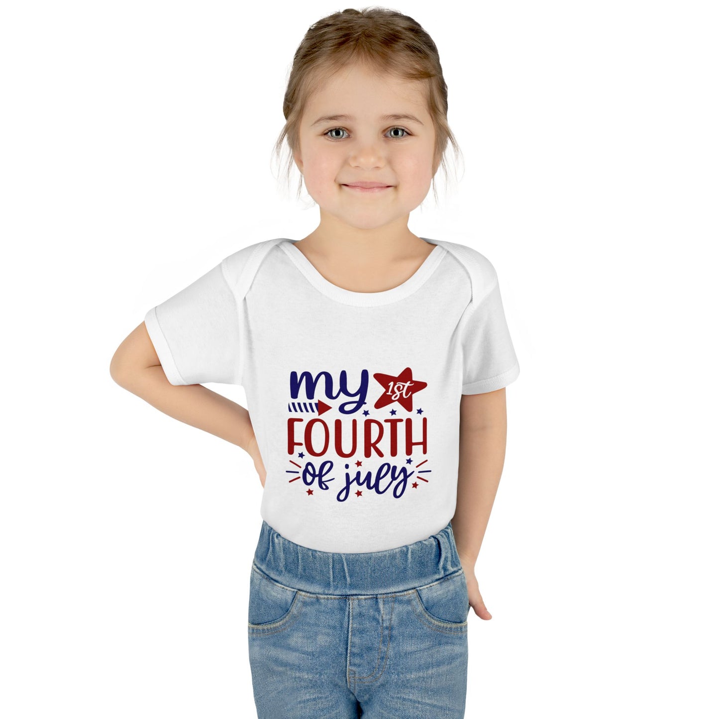 My 1st Fourth of July Baby Bodysuit