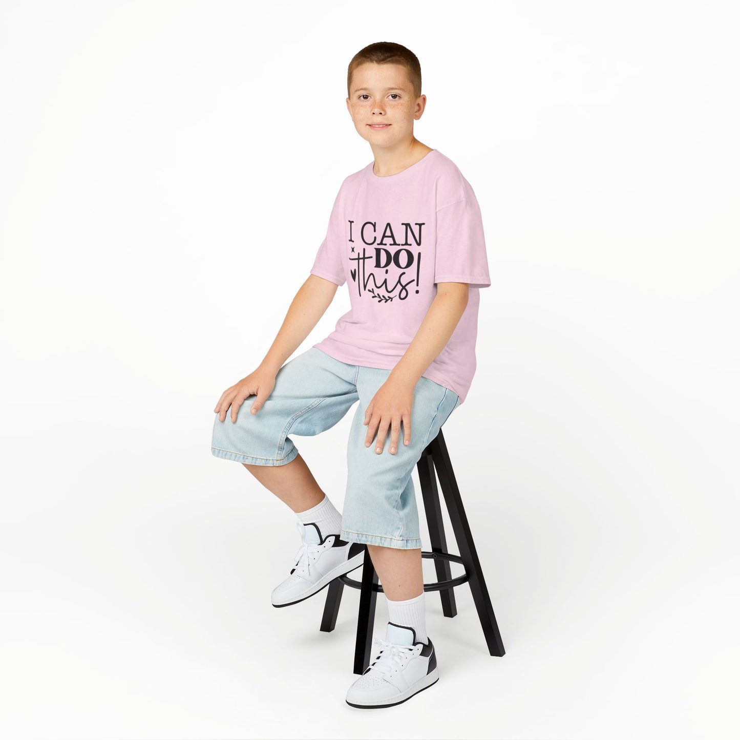 Kids Tee — "I Can Do This" Motivational Graphic Shirt
