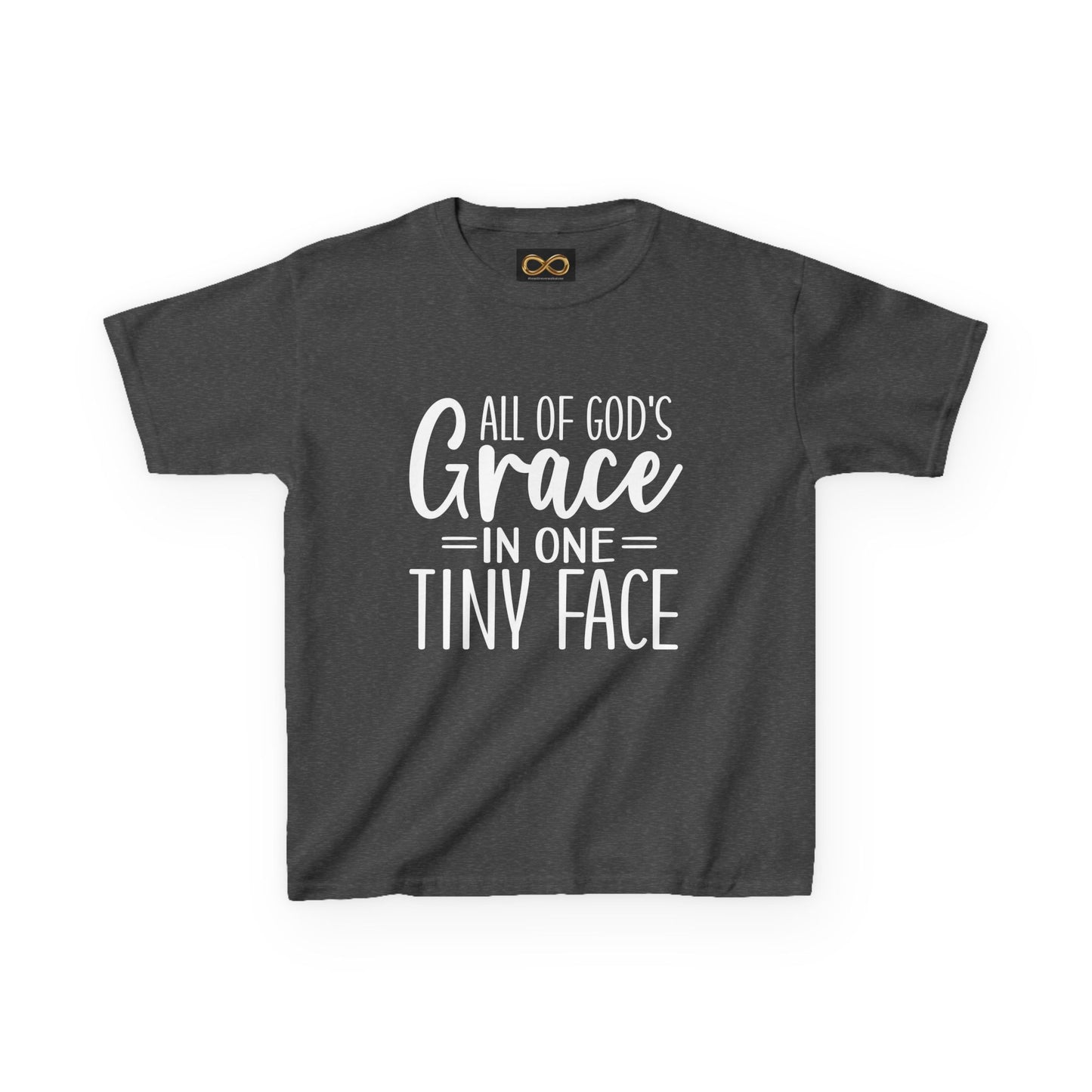 Kids Tee — "All of God's Grace in One Tiny Face"