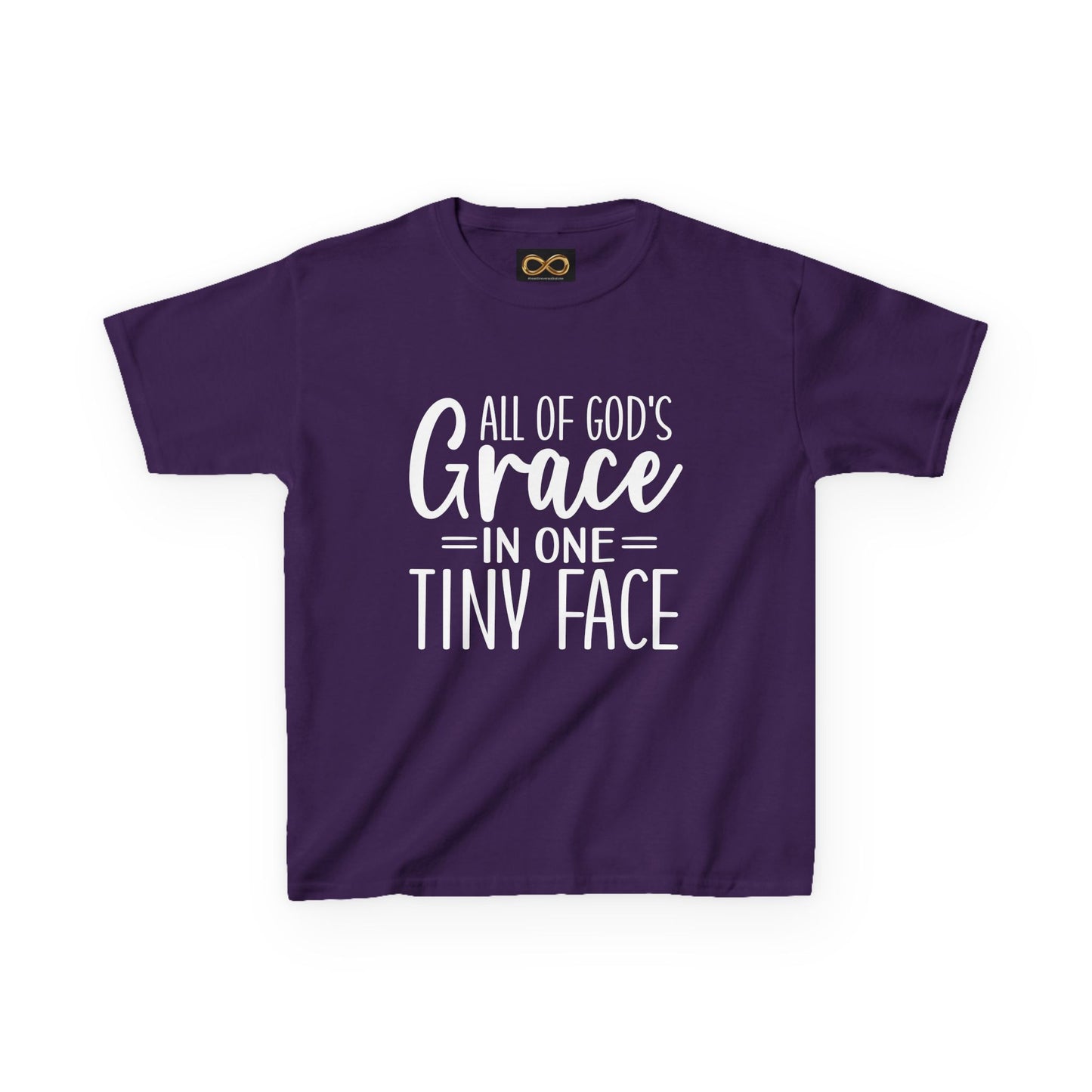Kids Tee — "All of God's Grace in One Tiny Face"