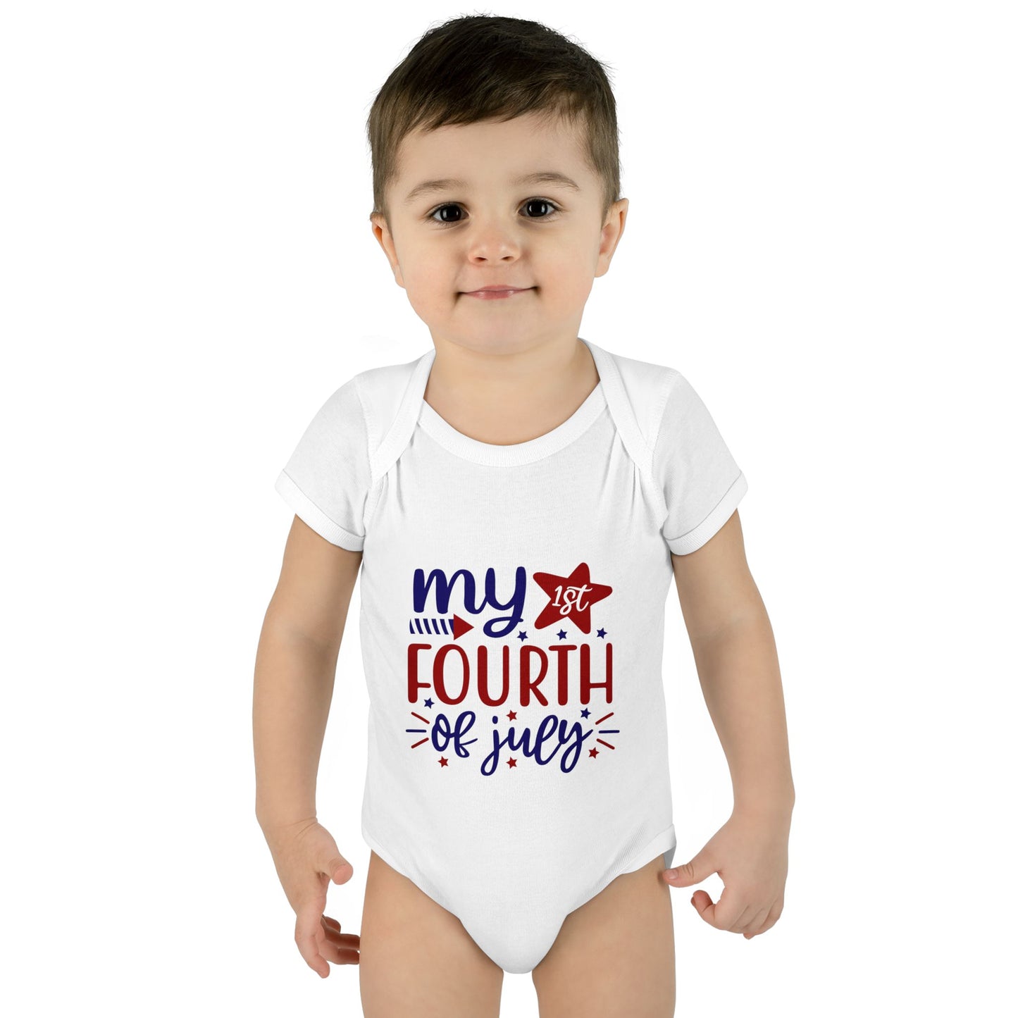 My 1st Fourth of July Baby Bodysuit