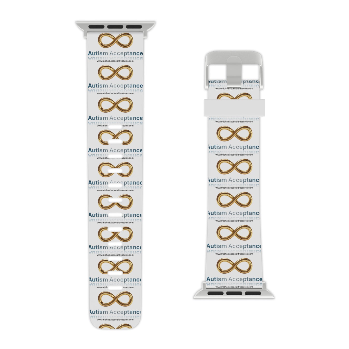Infinity Symbol Apple Watch Band - Autism Awareness, Custom Watch Strap, Stylish Accessory, Gift for Friends, Unique Designs