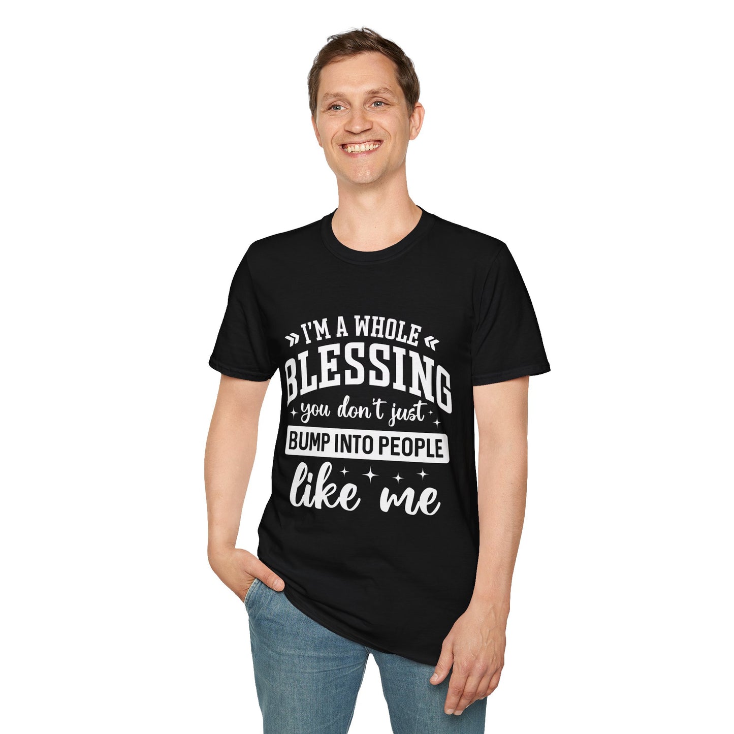 "I'm a Whole Blessing" Graphic T-Shirt — Inspirational Faith-Based Tee