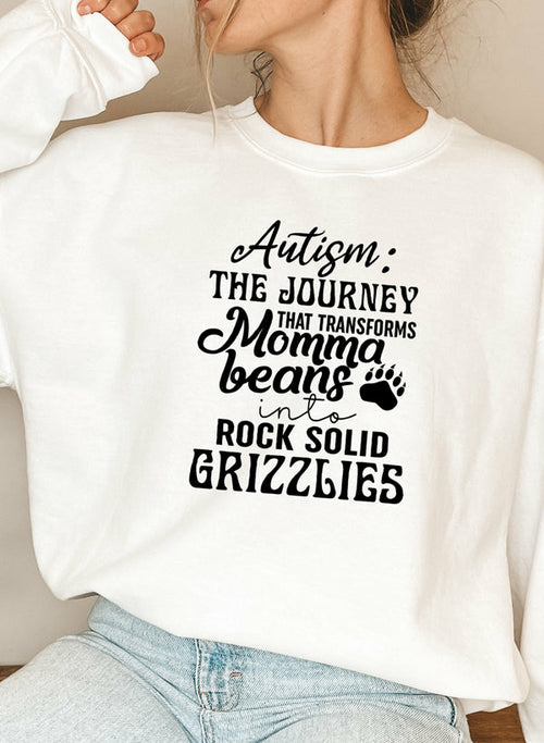 Autism Mama Grizzlies Sweat Shirt