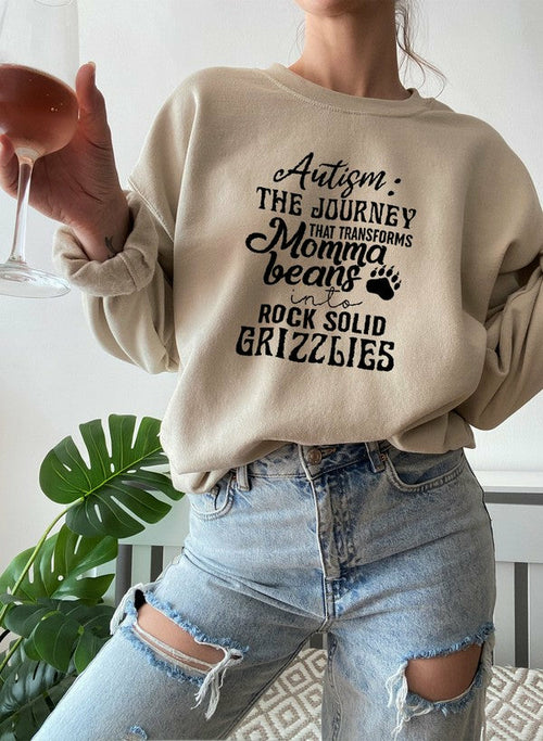Autism Mama Grizzlies Sweat Shirt