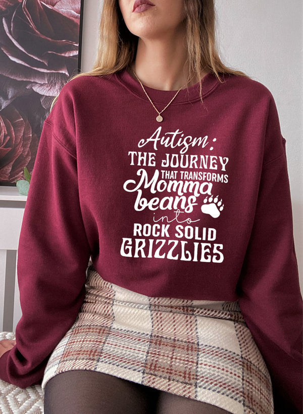 Autism Mama Grizzlies Sweat Shirt