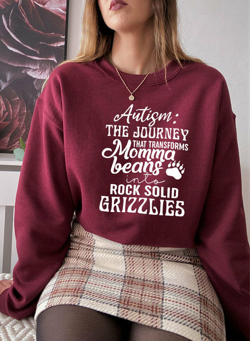 Autism Mama Grizzlies Sweat Shirt