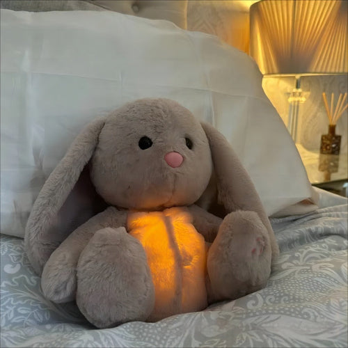 Breathing Rabbit Soothing Sensory Plush Toy With Relieve Anxiety Bunny