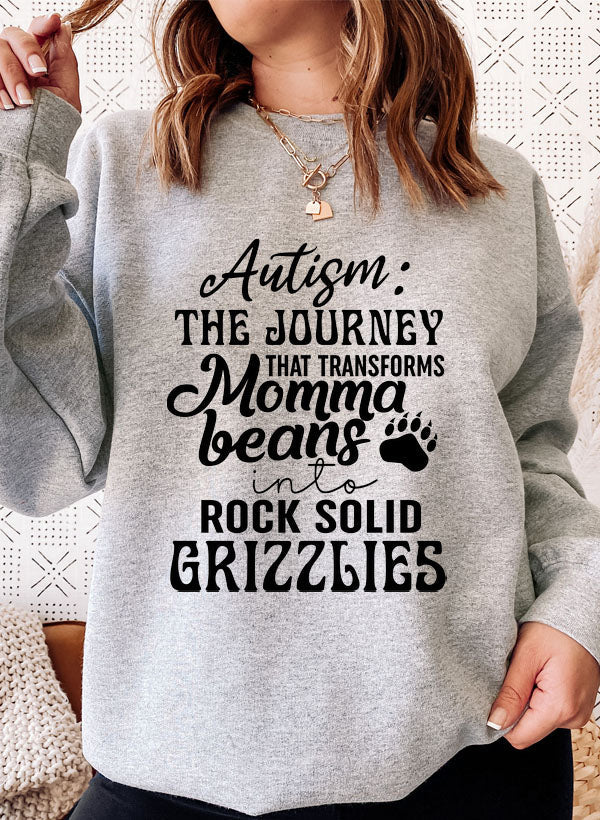 Autism Mama Grizzlies Sweat Shirt